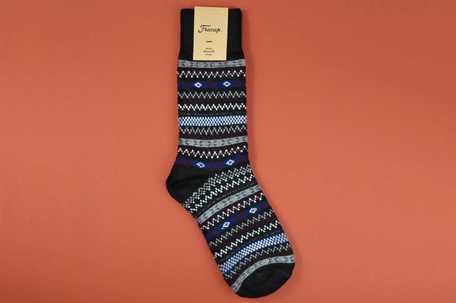 Product Fracap | Inca Black Socks